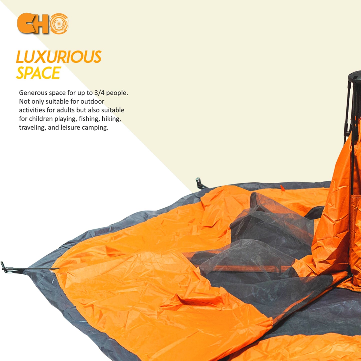 Easy Setup 3-4 Person Backpacking Tent