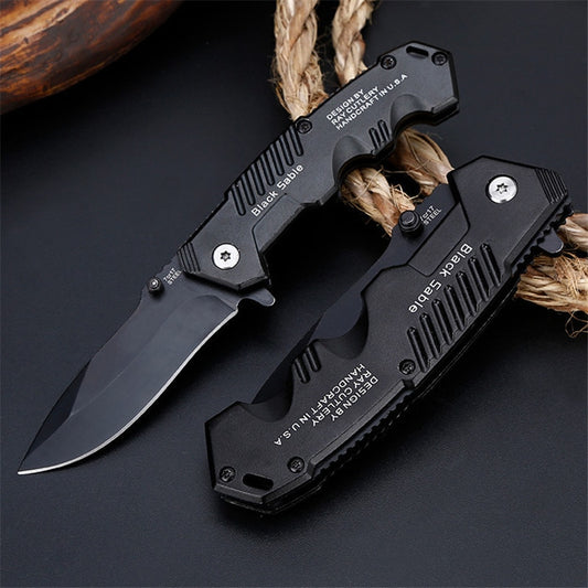 Black Sable Folding Knife