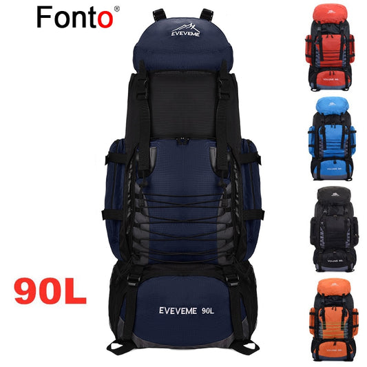 Fonto 90L Camping and Travel Backpack