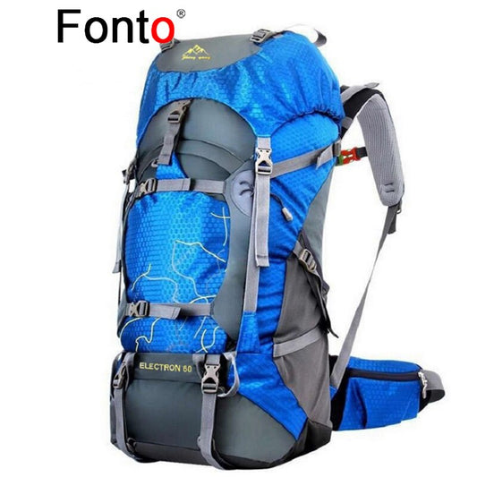 Fonto 60L Outdoor Climbing and Camping Waterproof Sport Bag