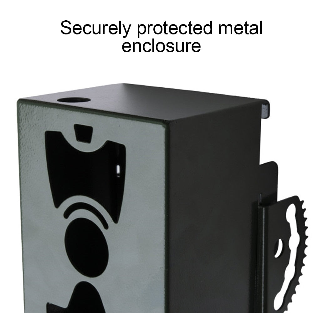 Metal Hunting Camera Protector - Iron Box Safety Security Lock Case