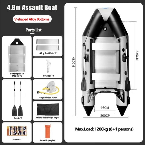 Inflatable Assault Fishing Boat