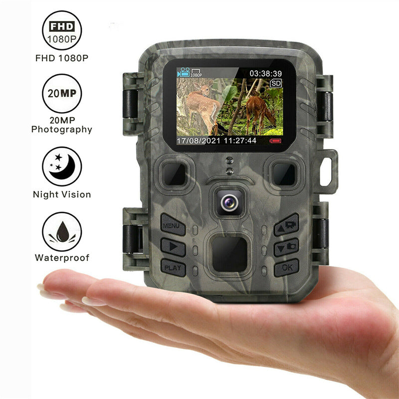 Outdoor Mini Trail Camera 4k Hd 20mp 1080p with Infrared Night Vision