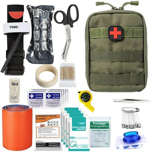 Outdoor Tactical First Aid Kit / Survival Military Set