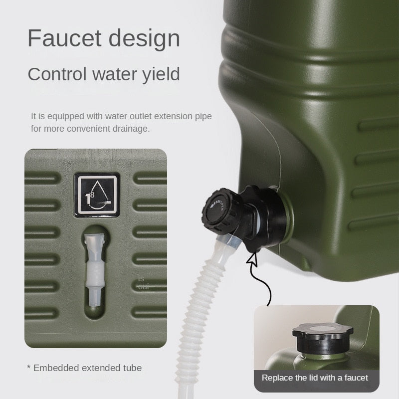 Water Tank Container with Spout