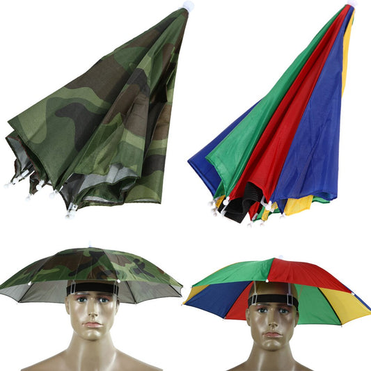 Portable Rain Umbrella Hat