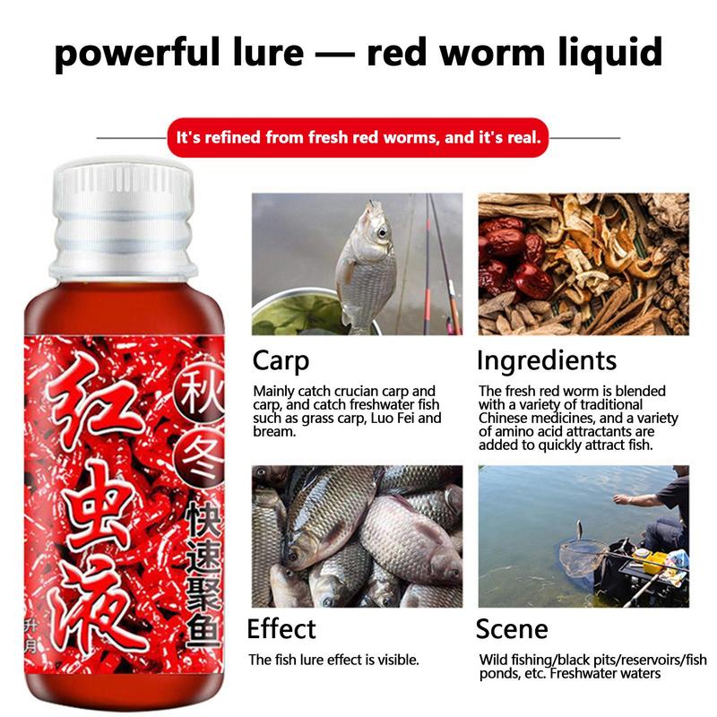 Concentrated Red Worm Liquid Fish Attractant