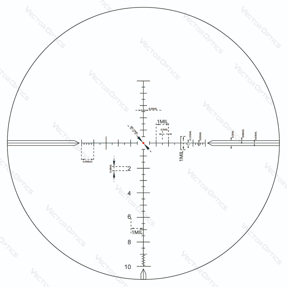Vector Optics Taurus 5-30x56 Long Range Hunting Scope