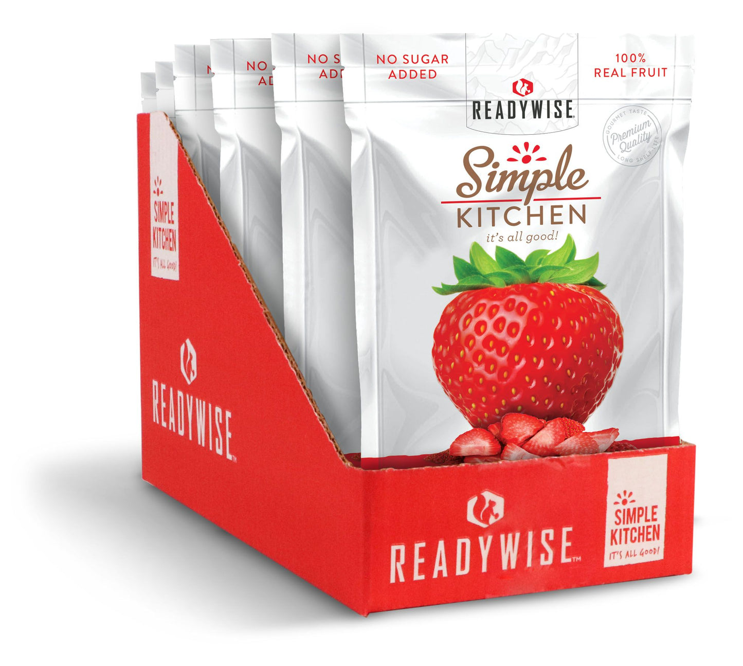 6 CT Case Simple Kitchen - Sliced Strawberries