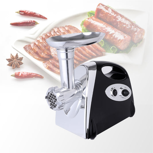 Black Electric Meat Grinder / Sausage Stuffer with handle