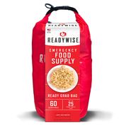 7 Day Emergency Dry Bag - 60 Servings Breakfast and Entrée Grab and Go